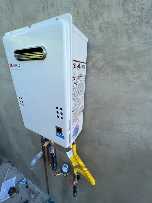 Tankless water heater installation for Gulls Hollow homes