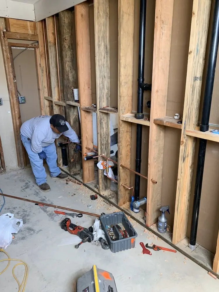 Commercial rough-in plumbing for Gas Line Repair in Gulls Hollow
